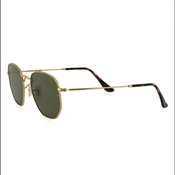 NWT Ray Ban hexagon shaped 51MM Sunglasses - Picture 2 of 7